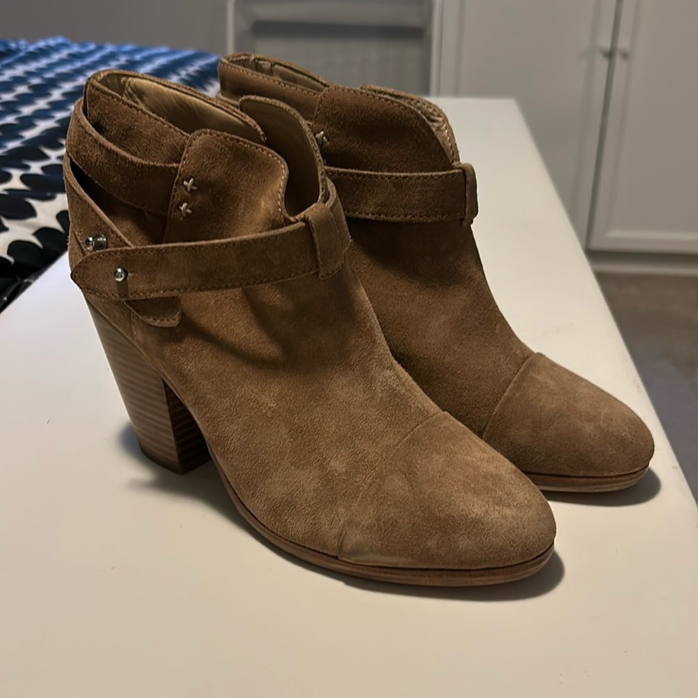 Rag & Bone Harrow Suede Booties 38.5